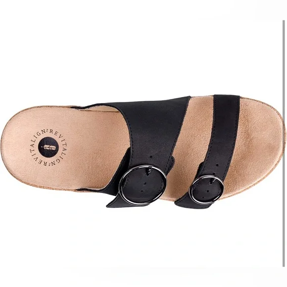 REVITALIGN Black Sandals - Picture 5 of 7